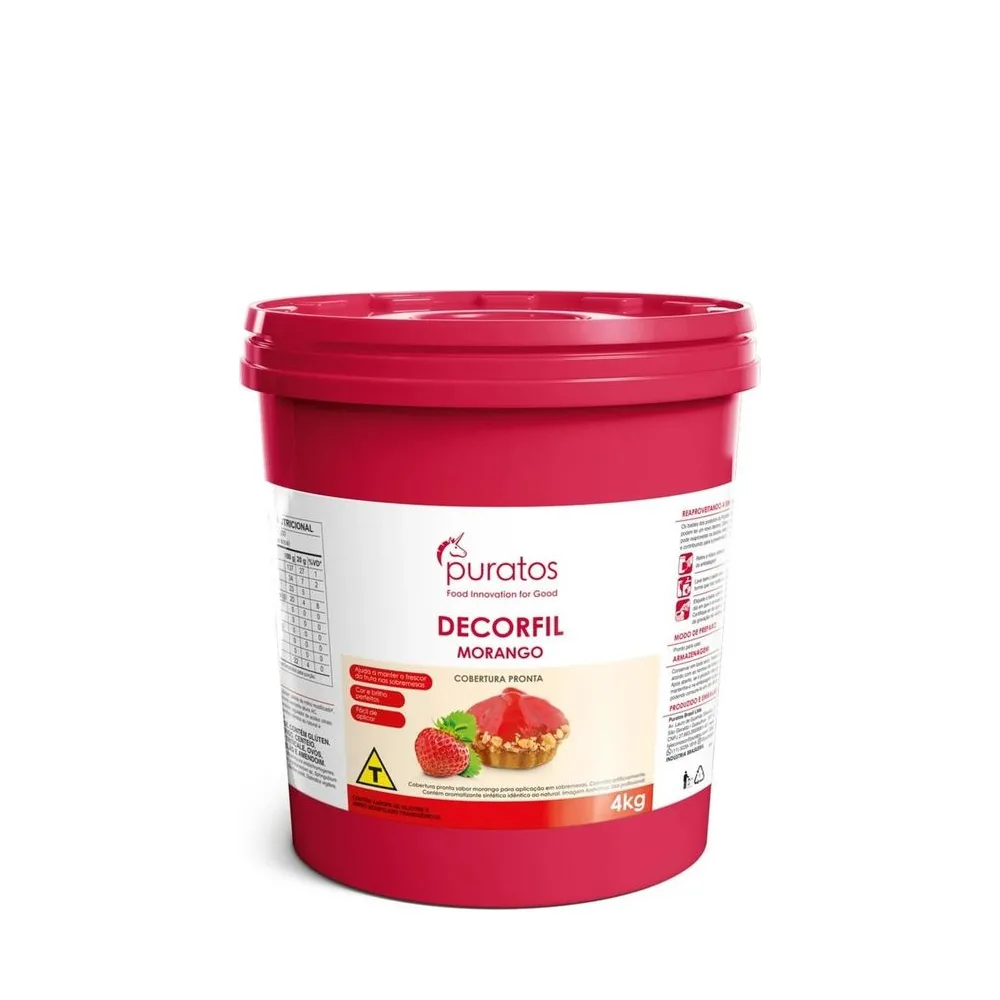 PURATOS DECORFIL MORANGO 4KG