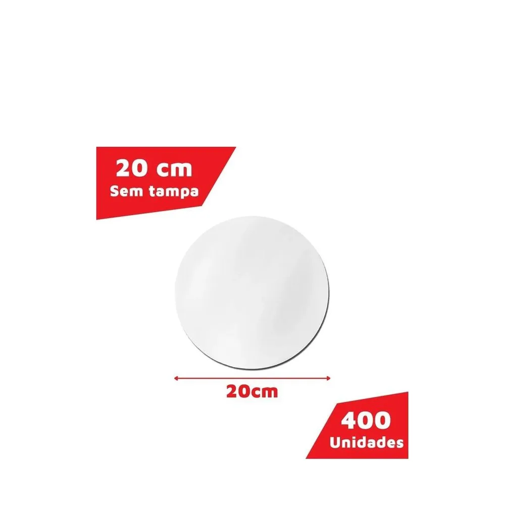 DISCO ISOPOR 20CM C 400